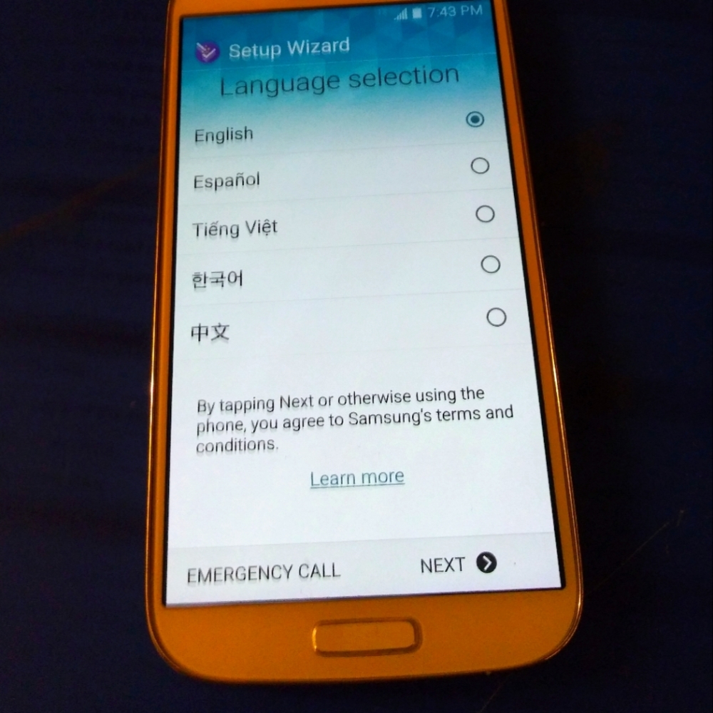 Samsung Galaxy S4 4G LTE White 16GB expandable memory